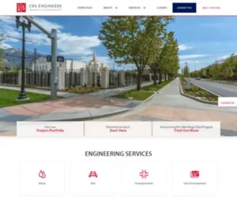 Crsengineers.com(CRS Engineers) Screenshot
