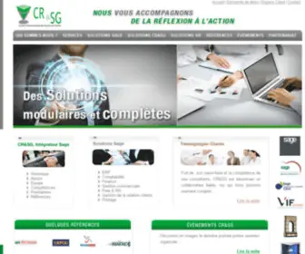 CRSgmaroc.ma(Revendeur Solutions Sage et Vif Casablanca Maroc) Screenshot