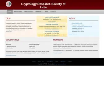 Crsind.in(Cryptology Research Society of India) Screenshot