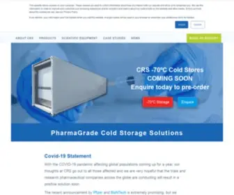 CRSpharmasolutions.ie(Pharma Cold Storage from CRS Pharma Solutions) Screenshot