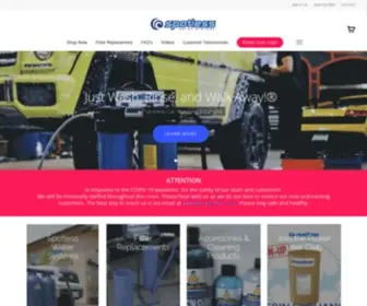 CRspotless.com(CR Spotless Water Systems) Screenshot