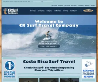 Crsurf.com(Costa Rica Surf) Screenshot