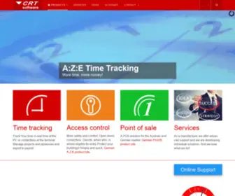 CRT-Software.com(EU Zeiterfassung für Deutschland Österreich Schweiz) Screenshot