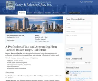 CrtaxcPa.com(Carey & Raicevic CPAs) Screenshot