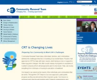 CRTCT.org(Community Renewal Team) Screenshot