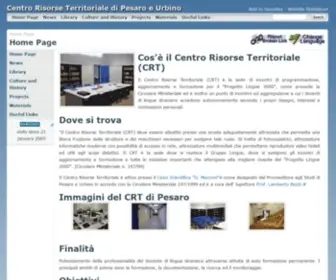 CRtpesaro.it(Centro Risorse Territoriale di Pesaro e Urbino) Screenshot
