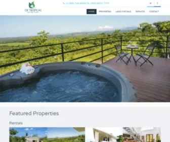 CRtropical.com(Costa Rica Properties) Screenshot