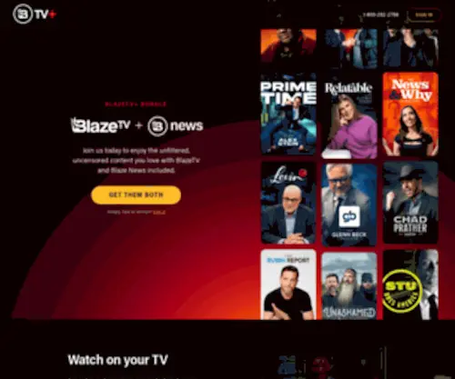 CRTV.com(BlazeTV) Screenshot