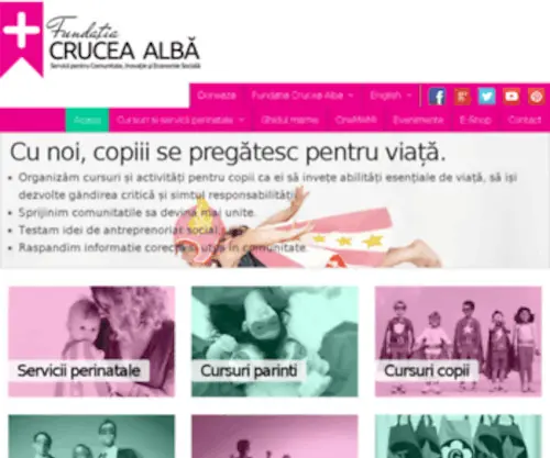 Cruceaalba.ro(Crucea Alba) Screenshot