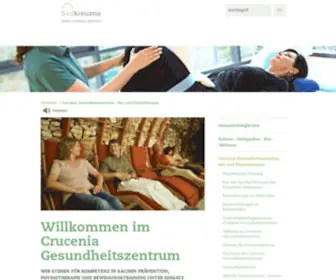 Crucenia-Gesundheitszentrum.de(Crucenia Gesundheitszentrum) Screenshot