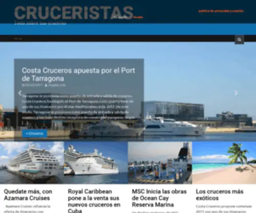 Cruceristas.com(Todo sobre tus cruceros) Screenshot