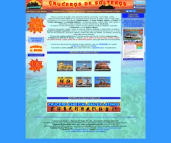 Crucerosdesingles.com(Cruceros de Singles para solteros) Screenshot