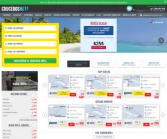 Crucerosnet.com(Cruceros Crucerosnet) Screenshot