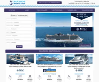 CrucerosWorld.com(Tu buscador de cruceros) Screenshot