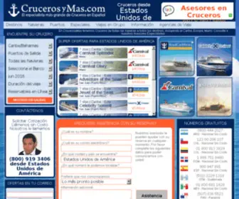 Crucerosymas.com(Cruceros) Screenshot