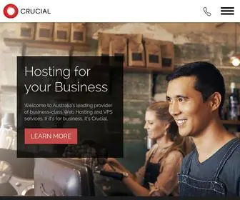 Crucial.com.au(Australian Web Hosting) Screenshot