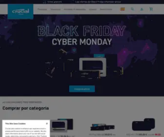 Crucial.es(DRAM, unidad de estado sólido (SSD) y actualizaciones de memoria) Screenshot