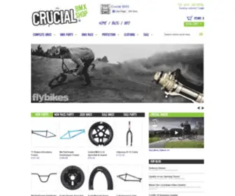 CrucialbmXshop.com(Crucial BMX Shop in Bristol) Screenshot