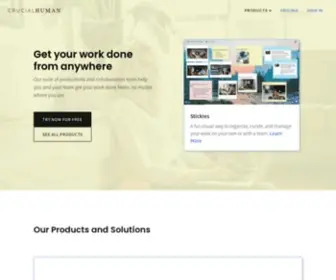 Crucialhuman.net(Crucial Human) Screenshot
