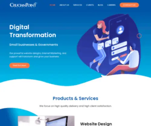 Crucianpoint.com(Our specialties) Screenshot