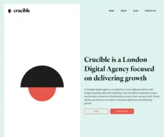 Cruciblecreative.co.uk(London Digital Agency) Screenshot
