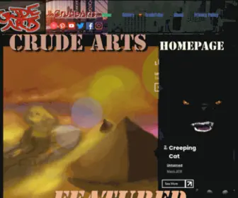 Crudearts.com(Crude Arts) Screenshot