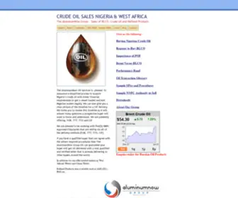 Crudeoil.ws(AluminumNow Oil Services) Screenshot