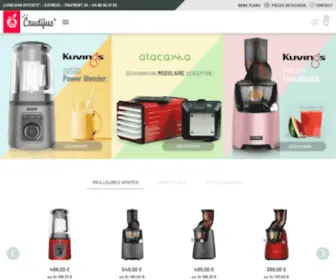 Crudijus.fr(Boutique d’ustensiles pour la cuisine végétarienne) Screenshot