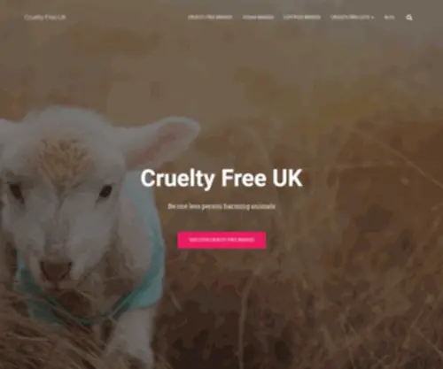 Crueltyfree.uk(Crueltyfree) Screenshot