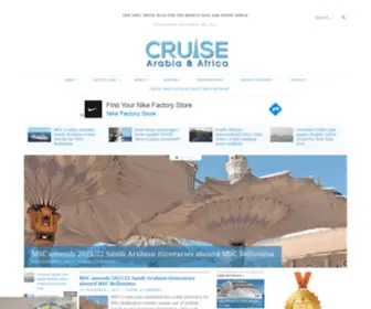 Cruise-Arabia.com(Cruise news blog for the Middle East and South Africa) Screenshot