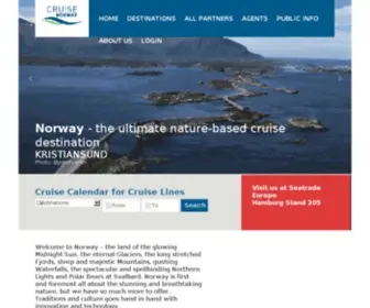 Cruise-Norway.no(Norway's long coastline of 1300 nautical miles) Screenshot