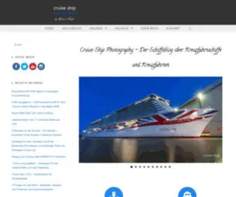 Cruise-Ship-Photography.com(Schiffsblog) Screenshot