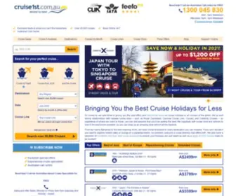 Cruise1ST.com.au(The leading Cruise Retail Brand in Australia) Screenshot