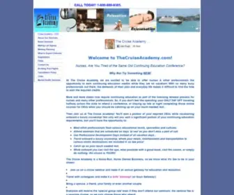 Cruiseacademyseminars.com(Cruise Academy) Screenshot