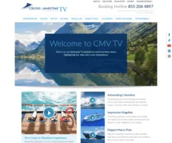 Cruiseandmaritime.tv(Cruise & Maritime Voyages TV) Screenshot
