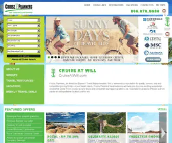 Cruiseatwill.com(Cruise At Will) Screenshot