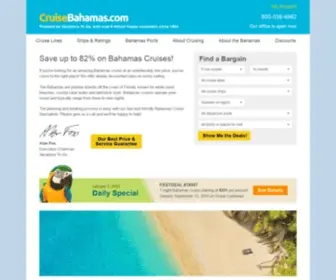 Cruisebahamas.com(Bahamas Cruises) Screenshot