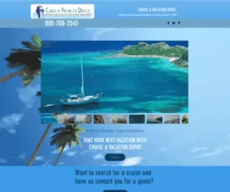 Cruisecafe.com(Cruise & Vacation Depot) Screenshot