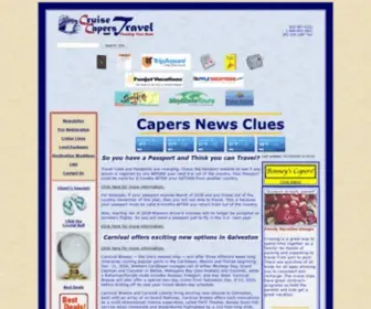 Cruisecaperstravel.com(Cruise Capers Travel) Screenshot