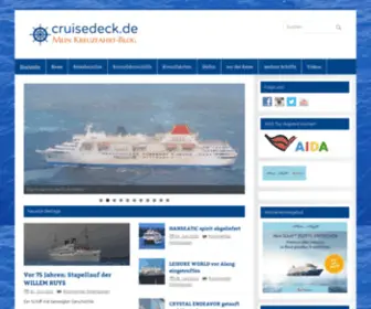 Cruisedeck.de(Cruisedeck Kreuzfahrten und Kreuzfahrtschiffe) Screenshot