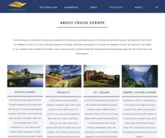 Cruiseeurope.com(Cruise Europe) Screenshot