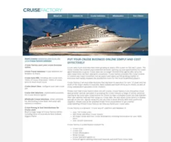 Cruisefactory.net(About Us) Screenshot