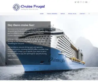 Cruisefrugal.com(Cruise Frugal) Screenshot