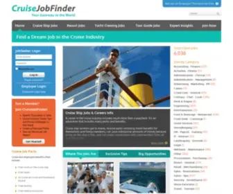 Cruisejobfinder.com(Cruise Ship Job Experts) Screenshot