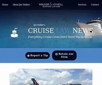 Cruiselawnews.com(Cruise Law News) Screenshot