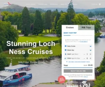 Cruiselochness.com(Stunning Loch Ness Cruises) Screenshot