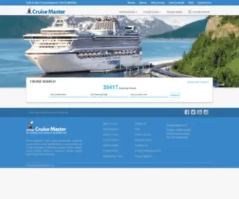 Cruisemaster-ME.com(Leading Cruise Agency) Screenshot