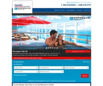 Cruisenorwegian.com(Norwegian Cruise line & Freestyle cruising) Screenshot