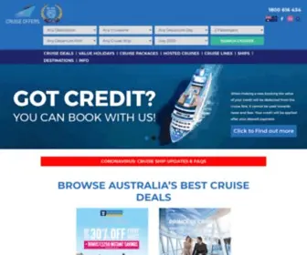 Cruiseoffers.com.au(Cruise Offers Australia) Screenshot