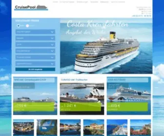 Cruisepool.com(Online Kreuzfahrt buchen) Screenshot